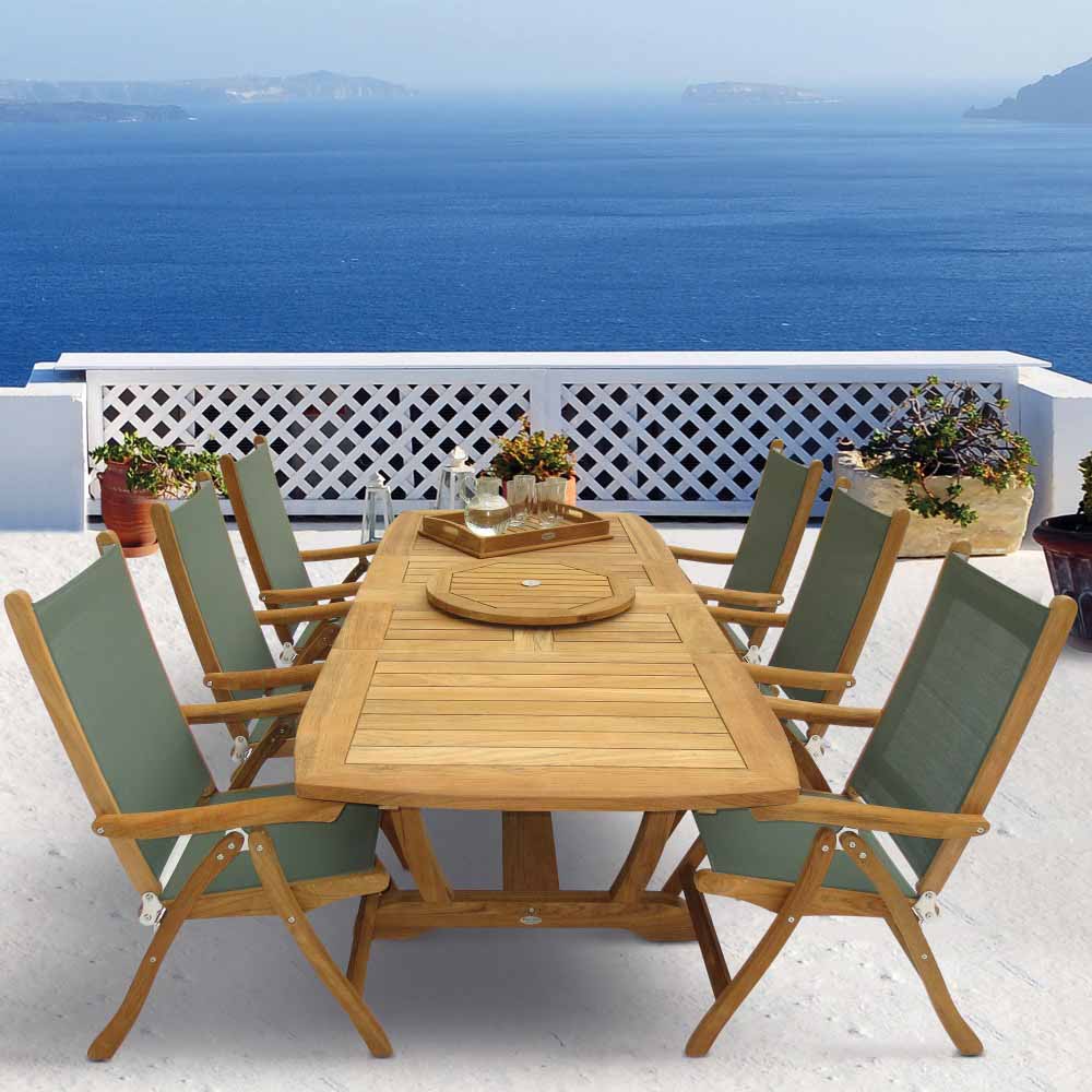 Royal Teak Collection Florida Teak Sling Chair