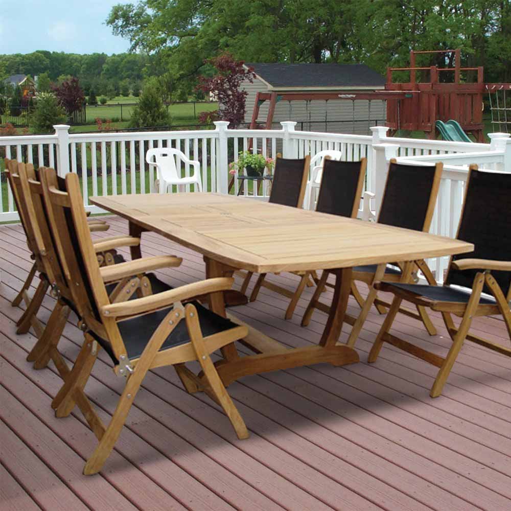 Royal Teak Collection Florida Teak Sling Chair