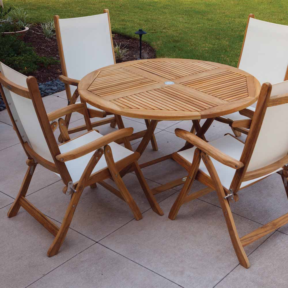 Royal Teak Collection Florida Teak Sling Chair
