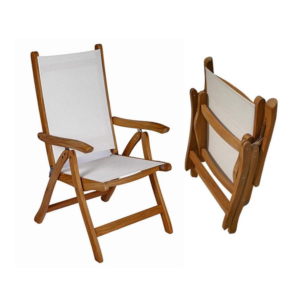 Royal Teak Collection Florida Teak Sling Chair