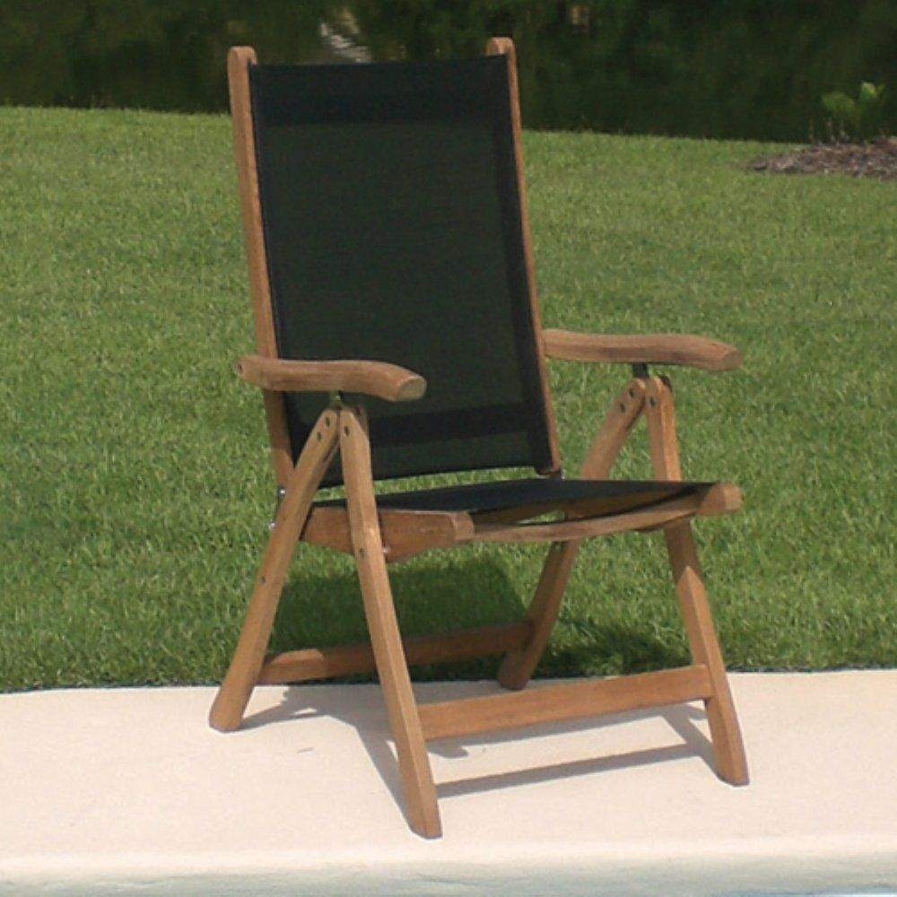 Royal Teak Collection Florida Teak Sling Chair