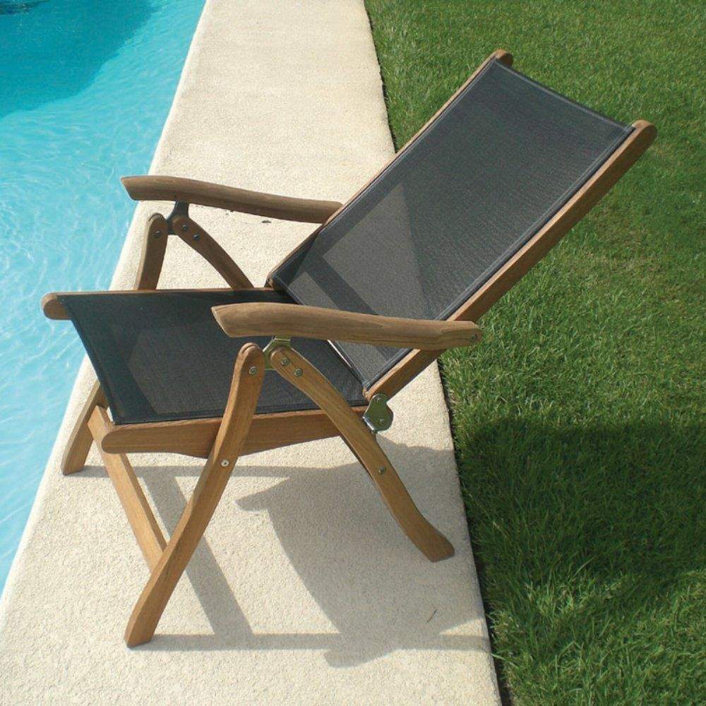 Royal Teak Collection Florida Teak Sling Chair