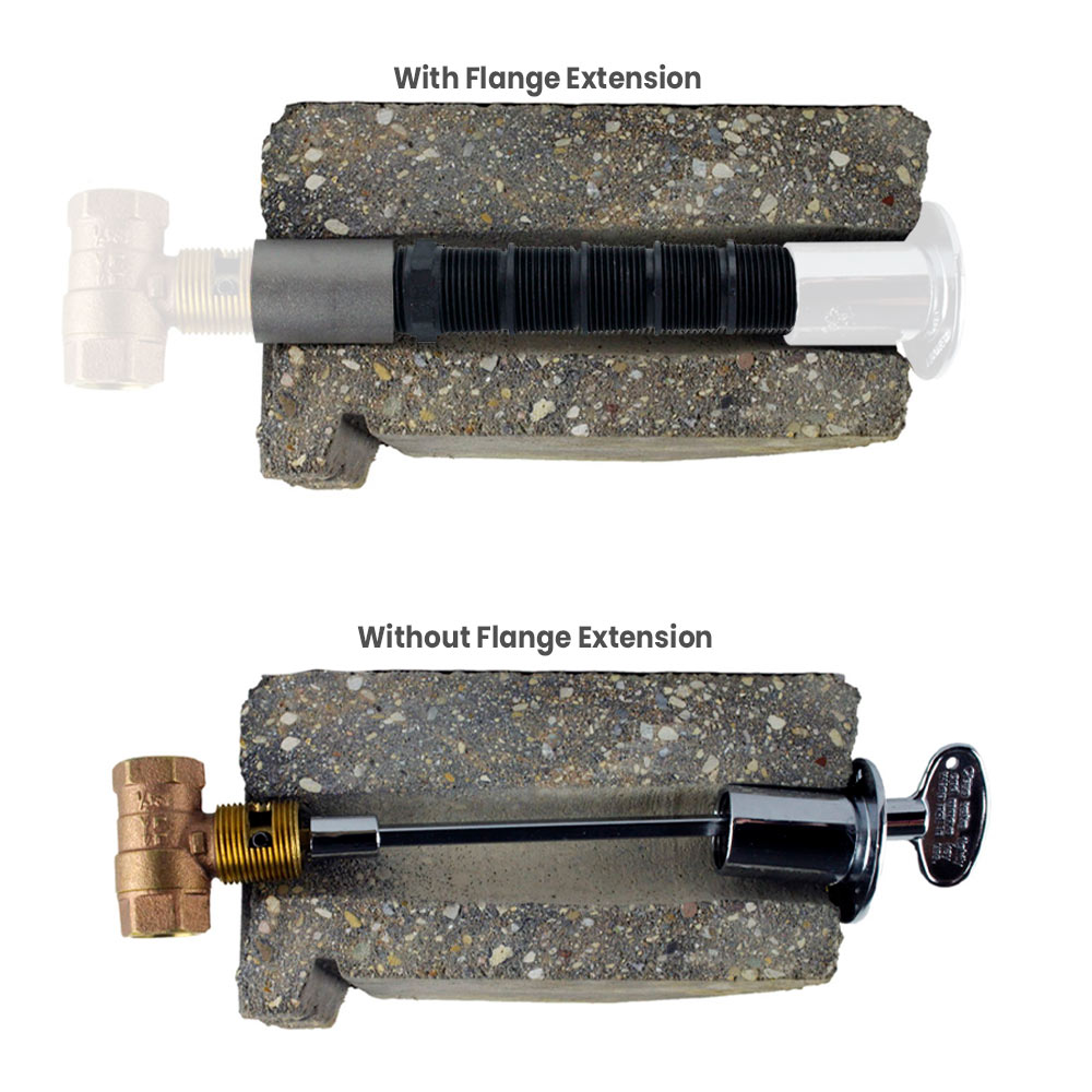 Spotix 6-Inch Adjustable Flange Extension – Firepits Direct