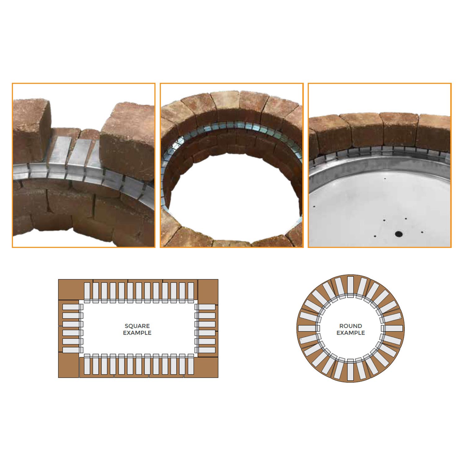 Firegear FLEXFRAME-SS Flexible Installation Collar, Stainless Steel