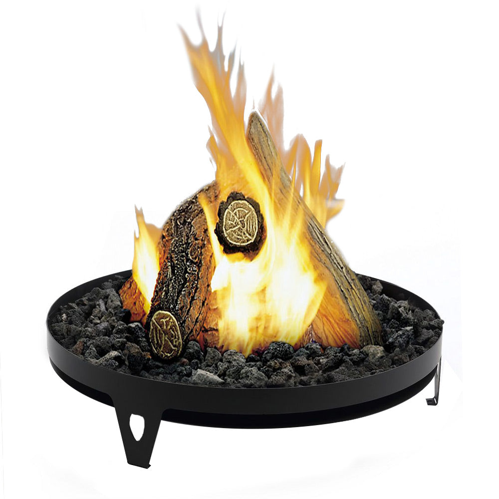Kingsman FP2085T 20-Inch Round Push Button Spark Ignition Gas Fire Pit Burner Kit