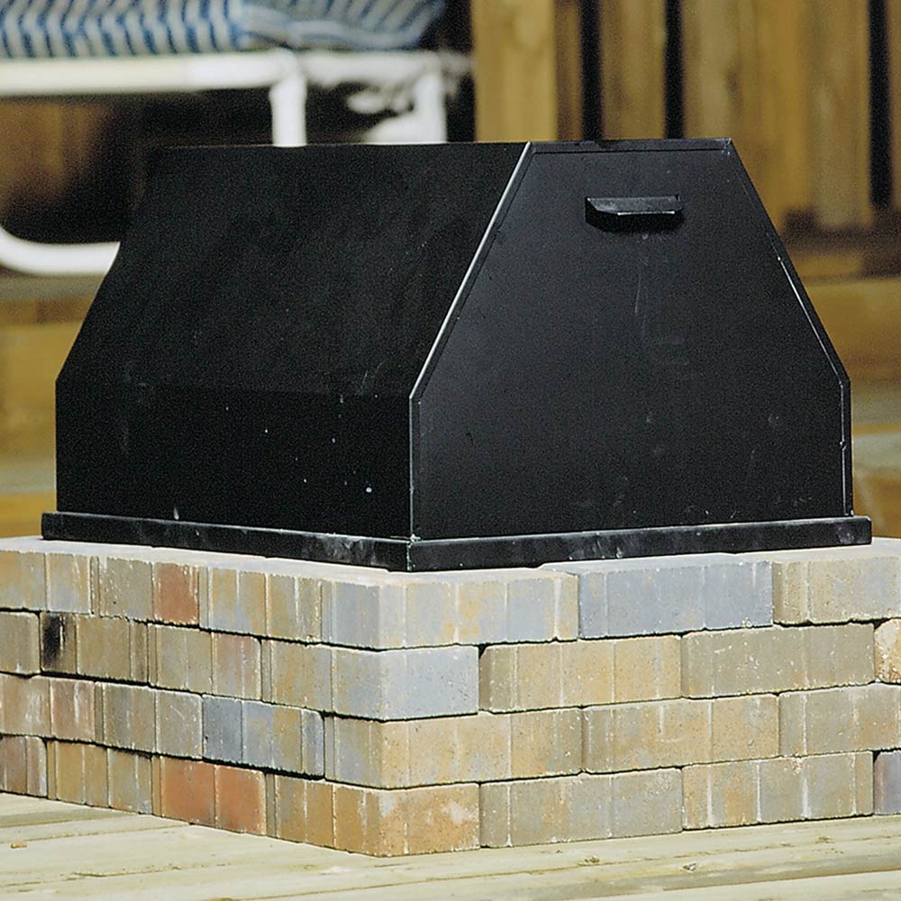 Kingsman Black Cover for FP2785LPT-FL Rectangular Fire Pit