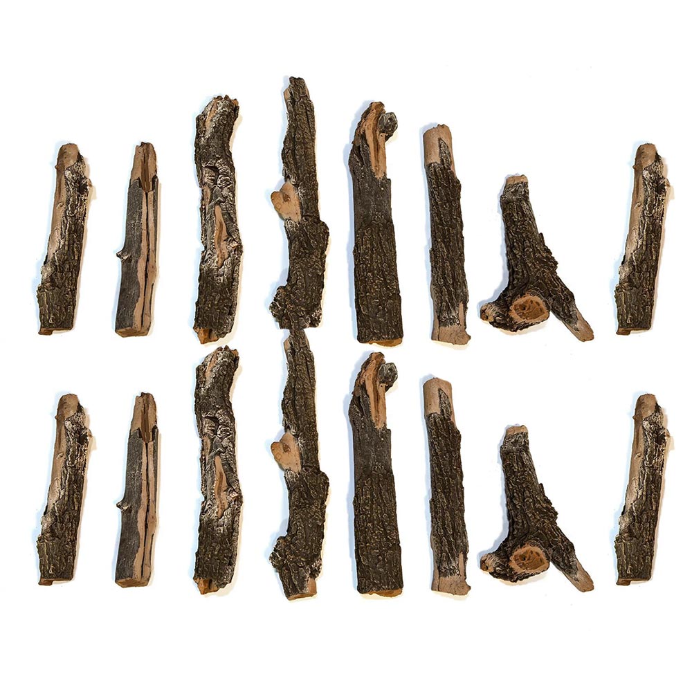 Grand Canyon 16-Piece Arizona Weathered Oak Fire Pit Log Set