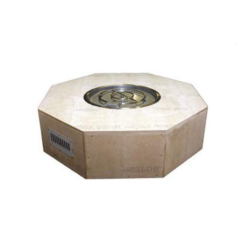 HPC Fire Octagon 45-Inch Unfinished Fire Pit Enclosure