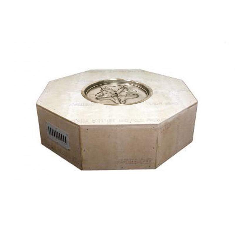 HPC Fire Octagon 54-Inch Unfinished Fire Pit Enclosure