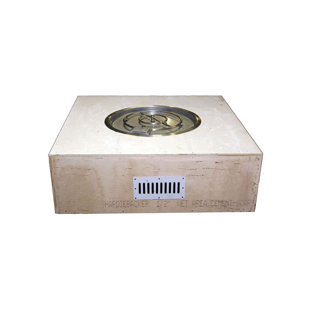 HPC Fire Square 45-Inch Unfinished Fire Pit Enclosure