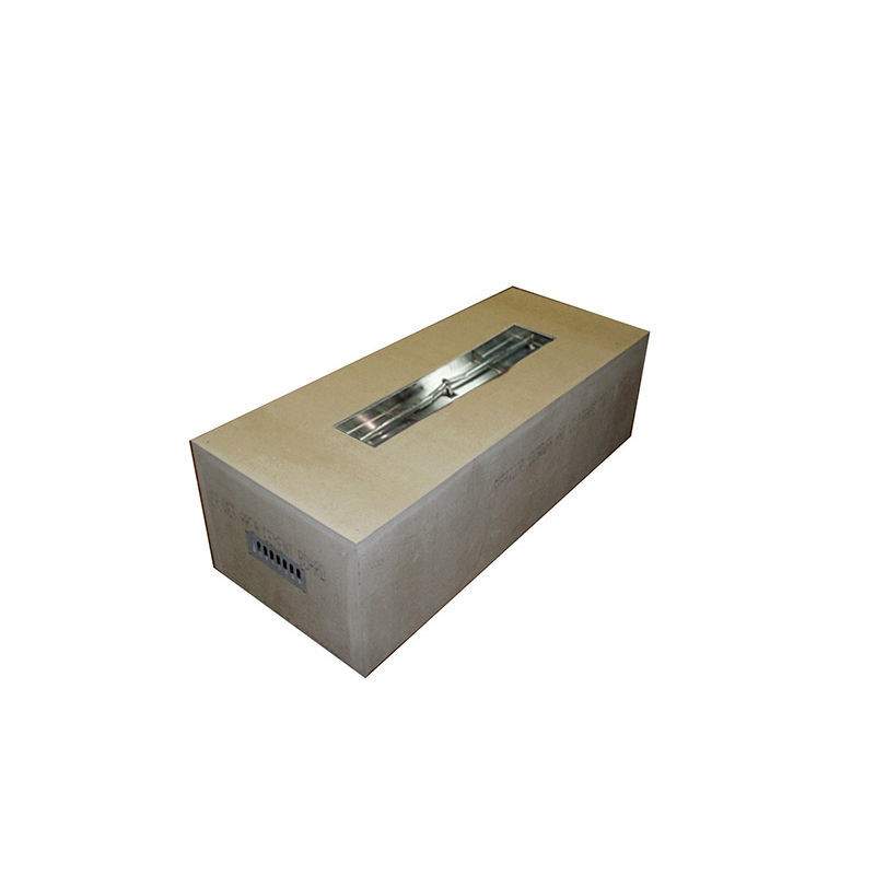 HPC Fire Rectangular 60x24-Inch Unfinished Fire Pit Enclosure for 37x8-Inch Burner Pans