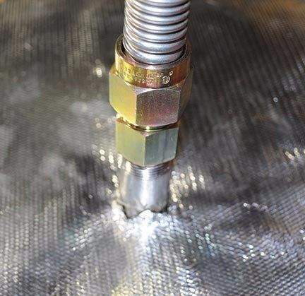 HPC Fire Deck Insulation Kit for EI, FPPK, & MLFPK Fire Pit Kits, 39.3x39.3-Inches