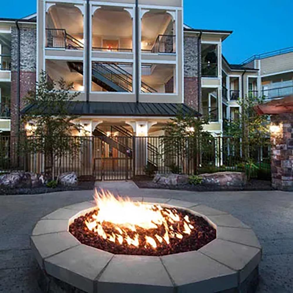 Spotix Round AFG Match Lit Fire Pit Burner Kits