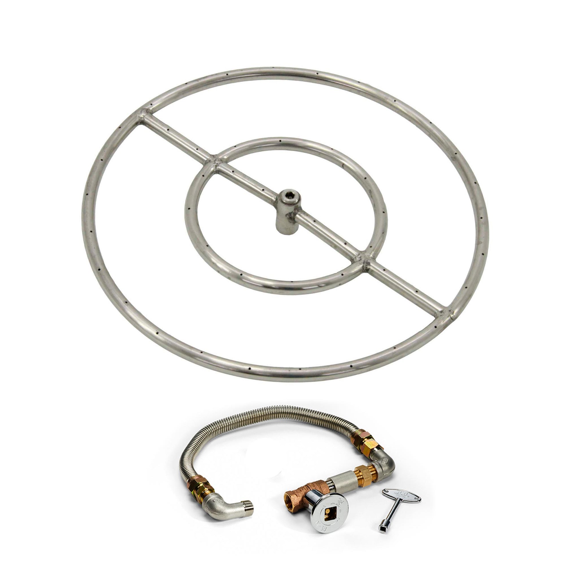 HPC Fire Match Light Gas Fire Pit Kit