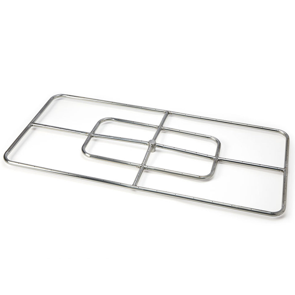 HPC Fire Rectangle Stainless Steel Fire Pit Burners