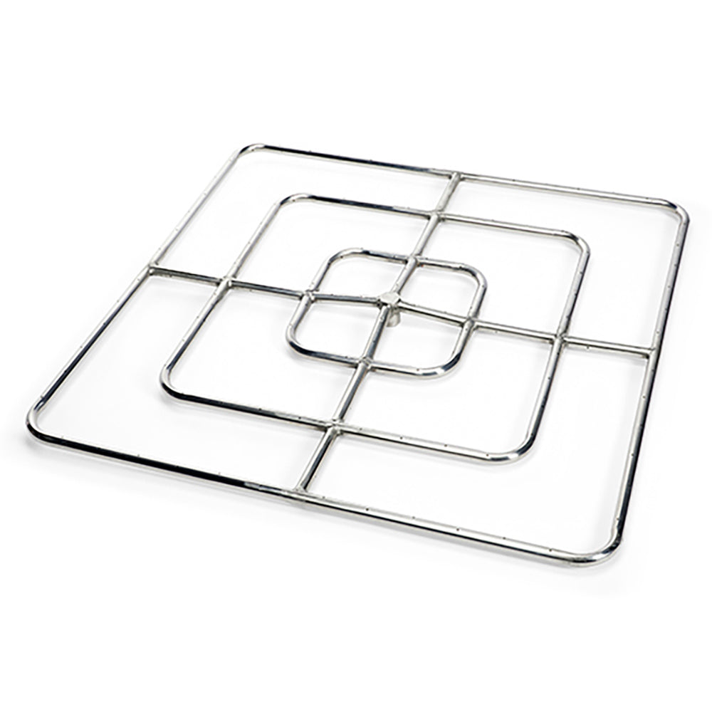 HPC Fire Square Stainless Steel Fire Pit Burners