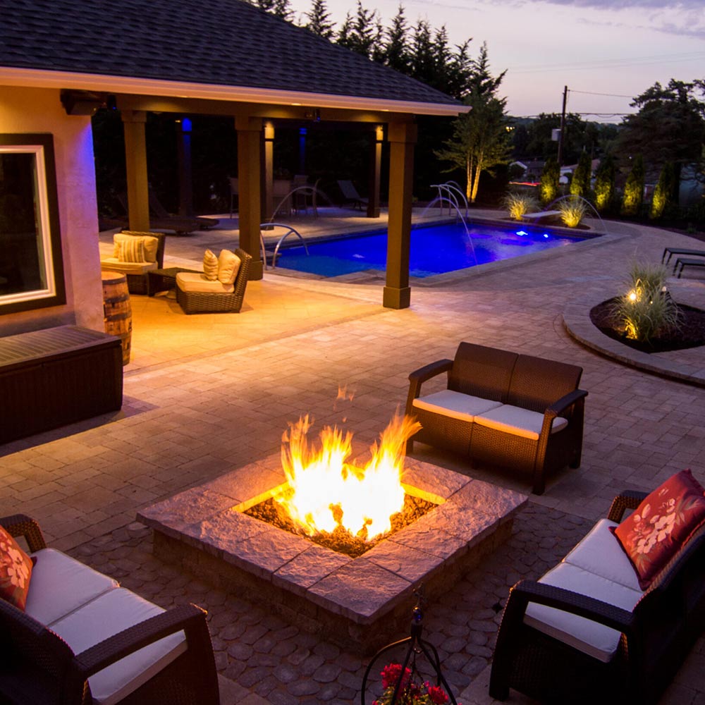 HPC Fire Square Stainless Steel Fire Pit Burners
