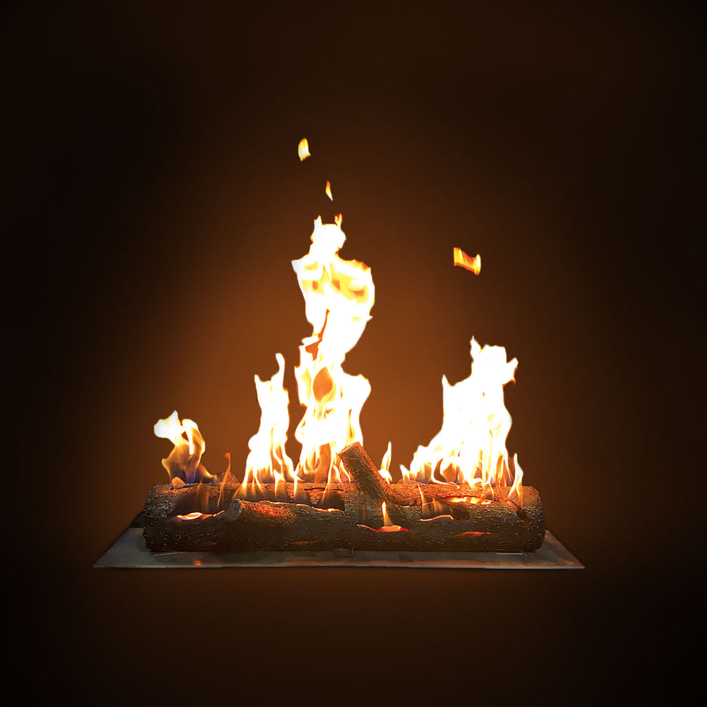 FireStorm by Warming Trends FSLS32 32-Inches Match Light Steel Gas Log & Burner