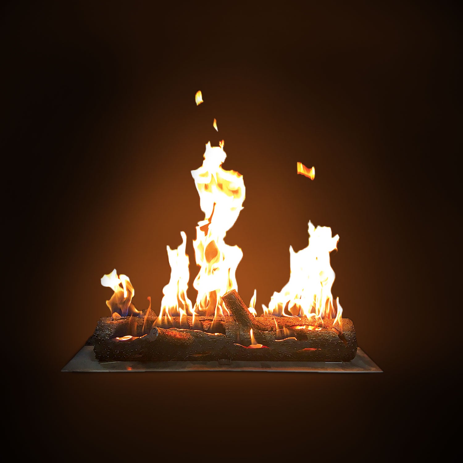 FireStorm by Warming Trends FSLS32 32-Inches Match Light Steel Gas Log & Burner