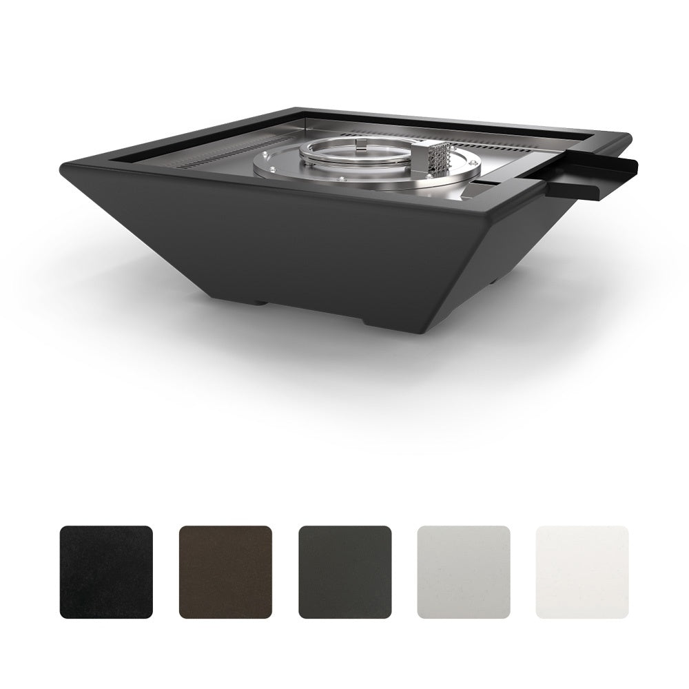 Grand Effects Corinthian Concrete Gas Fire and Water Bowl