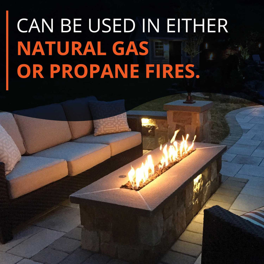 HPC Fire 1/4 Inch Decorative Fire Glass, 10 Pounds, Bronze