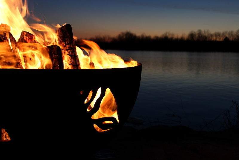 Fire Pit Art BEAC Beachcomber Gas Fire Pit