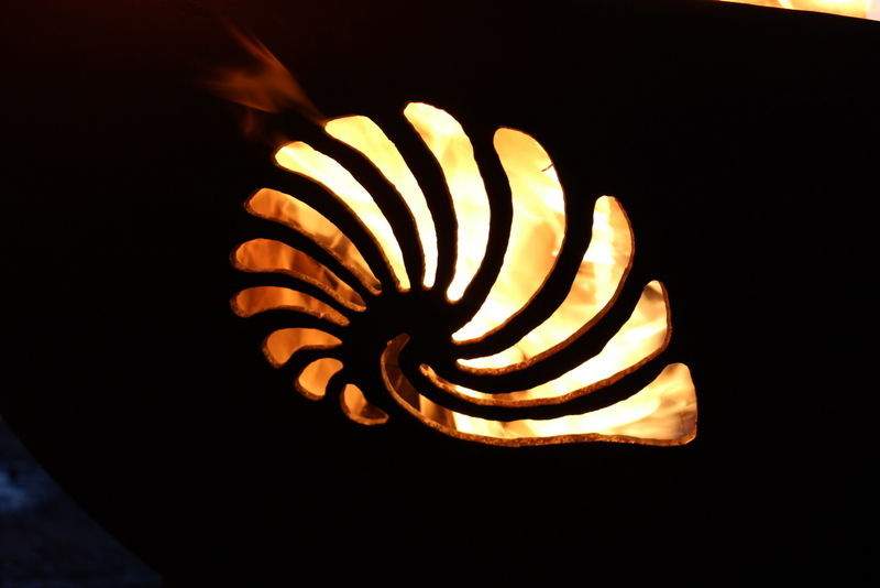 Fire Pit Art BEAC Beachcomber Gas Fire Pit