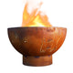 Fire Pit Art FUNDC Funky Dog Gas Fire Pit