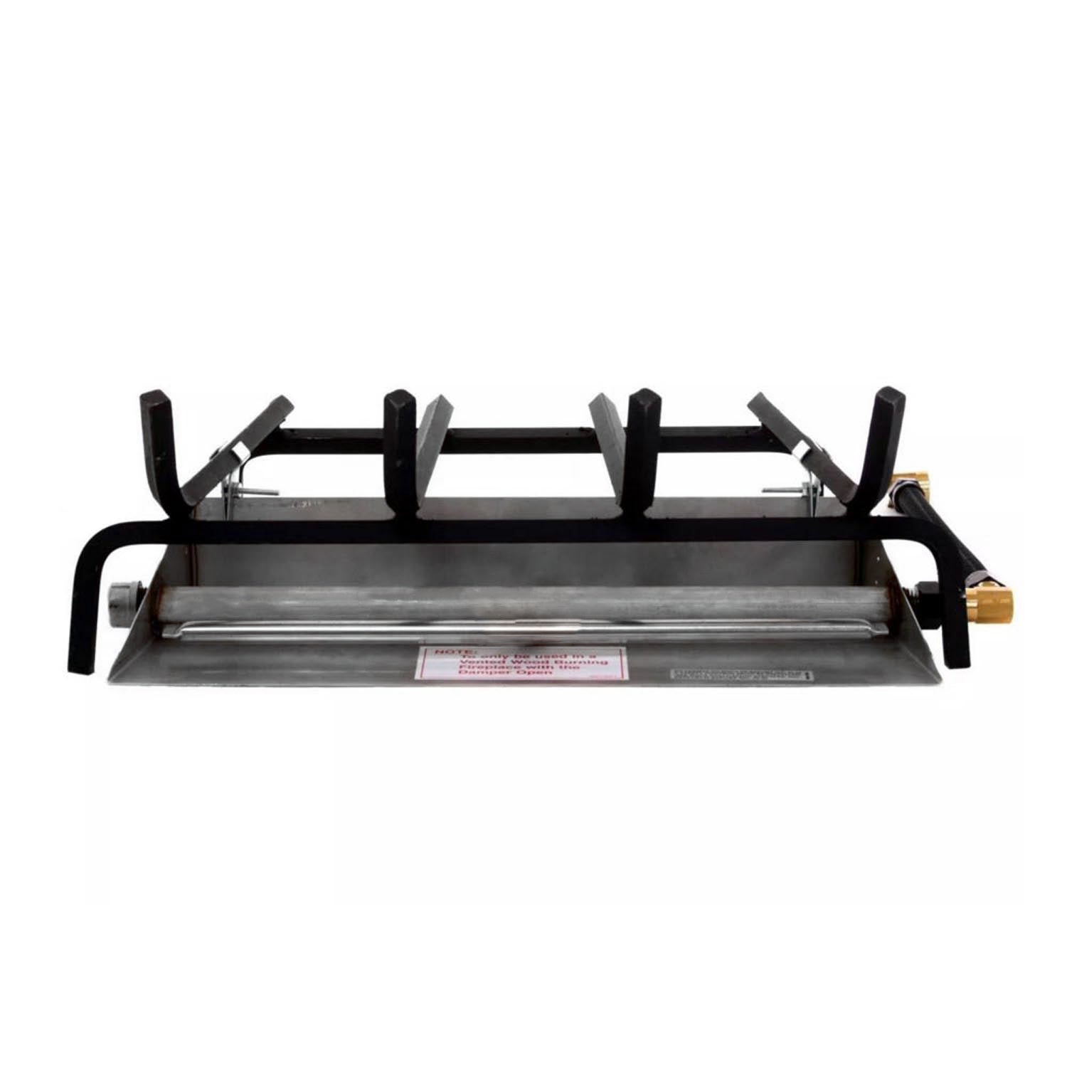 Real Fyre AO American Oak Vented Gas Log Set, Stainless Steel, ANSI Certified