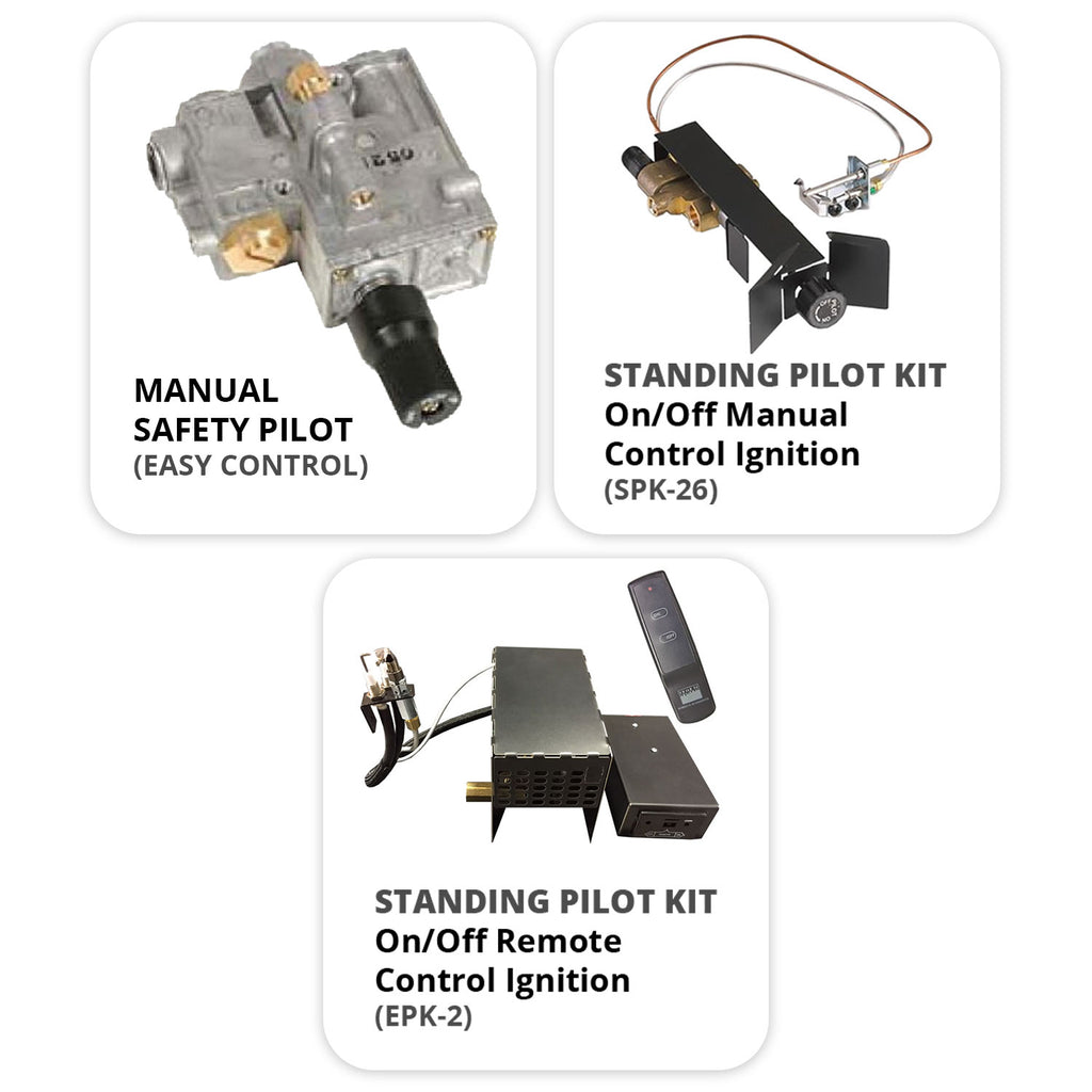 Real Fyre RRO Rugged Oak Vented Gas Log Set, Stainless Steel, ANSI Certified