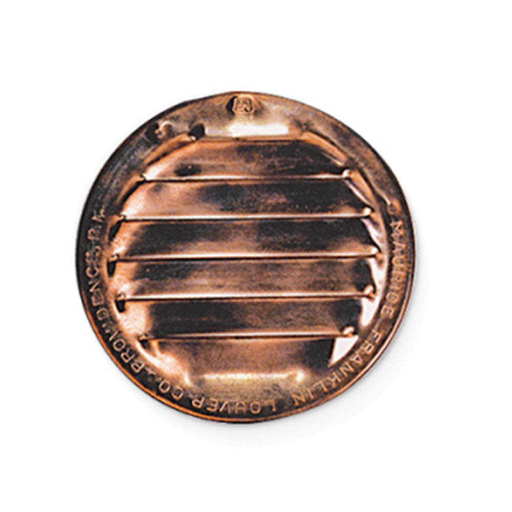 Grand Effects Round 3-Inch Copper Vent Cover for Fire Pit Burner Inserts