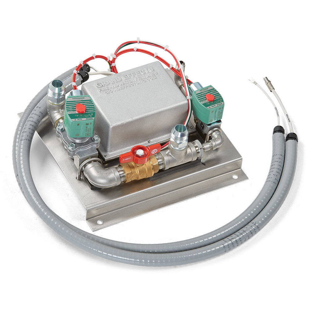 Grand Effects LIAUT12xxIM Linear Inner Mount Stainless Steel Electronic Ignition Gas Fire Pit Burner