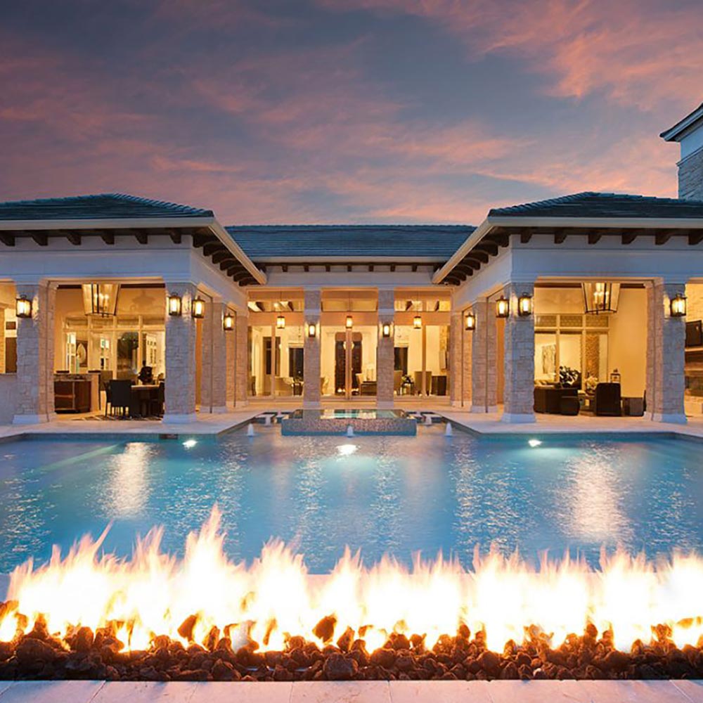 Grand Effects LIAUT12xxIM Linear Inner Mount Stainless Steel Electronic Ignition Gas Fire Pit Burner