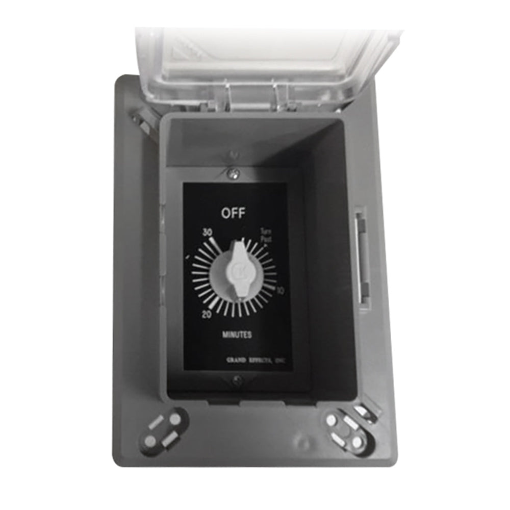 Grand Effects Commercial Grade 30-Minute Automatic Shut-Off Rotary Clock Timer