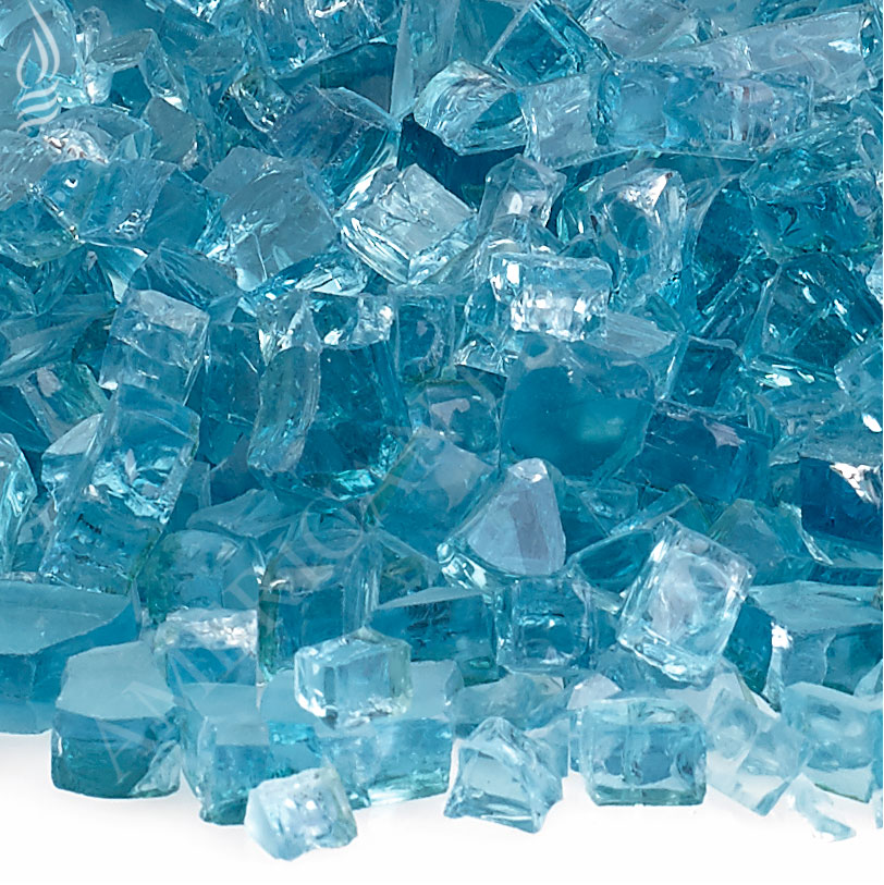 Rasmussen Blue/Green Fire Glass, 10-Pounds
