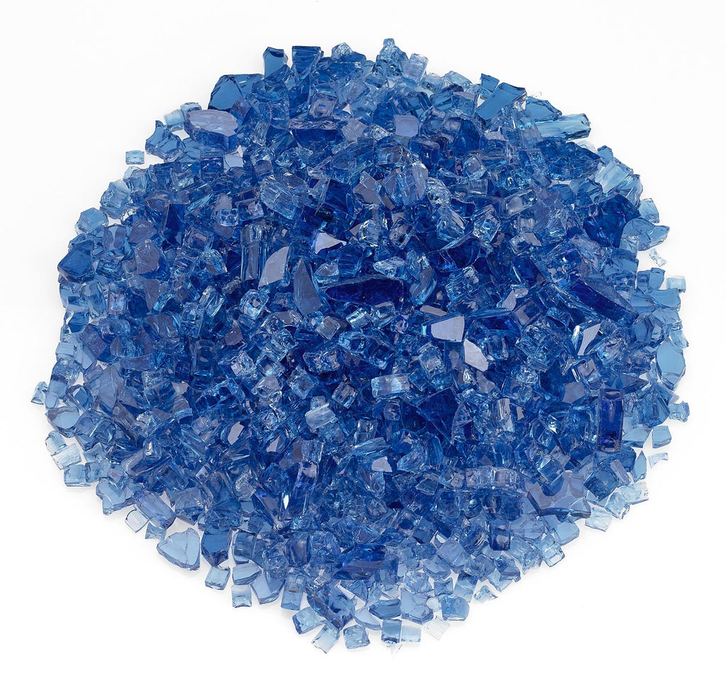 Rasmussen Cobalt Blue Fire Glass, 10-Pounds