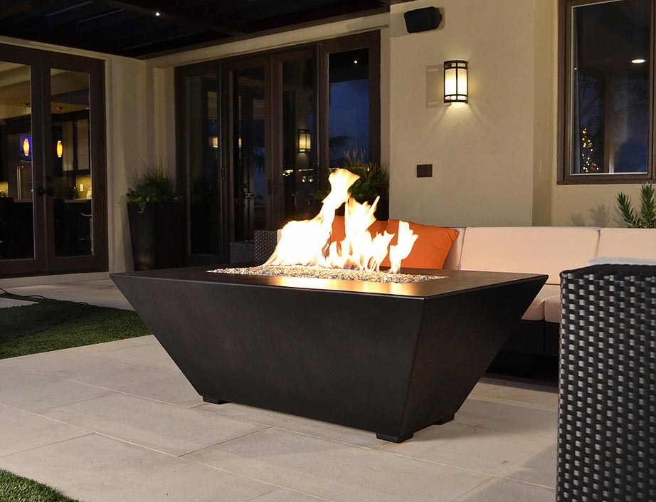 Fire by Design Geo Rectangle 60-Inch Fire Pit Table