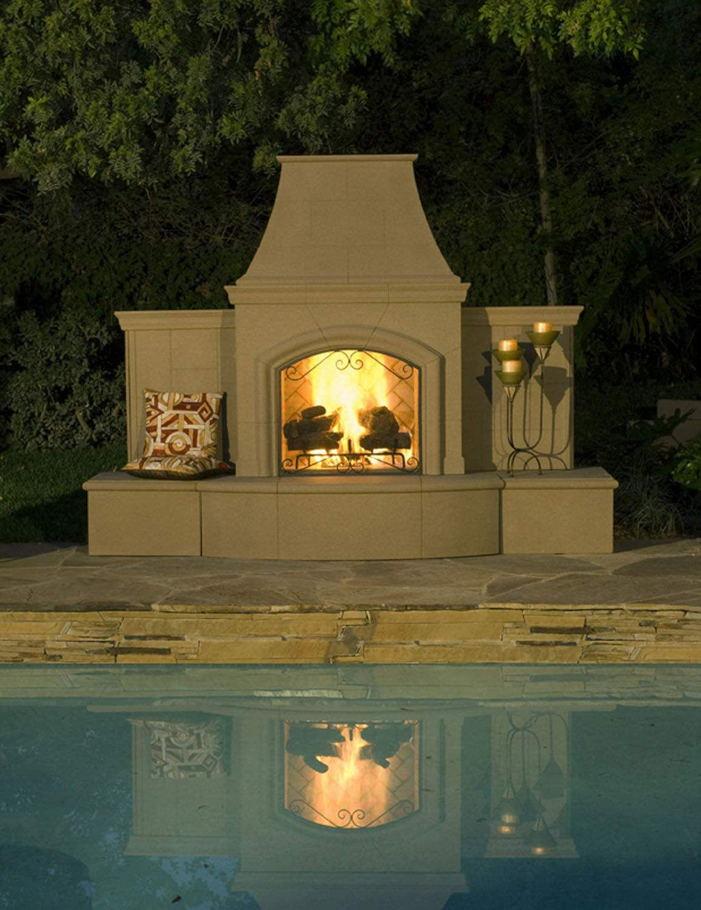 American Fyre Designs Grand Phoenix Outdoor Gas Fireplace