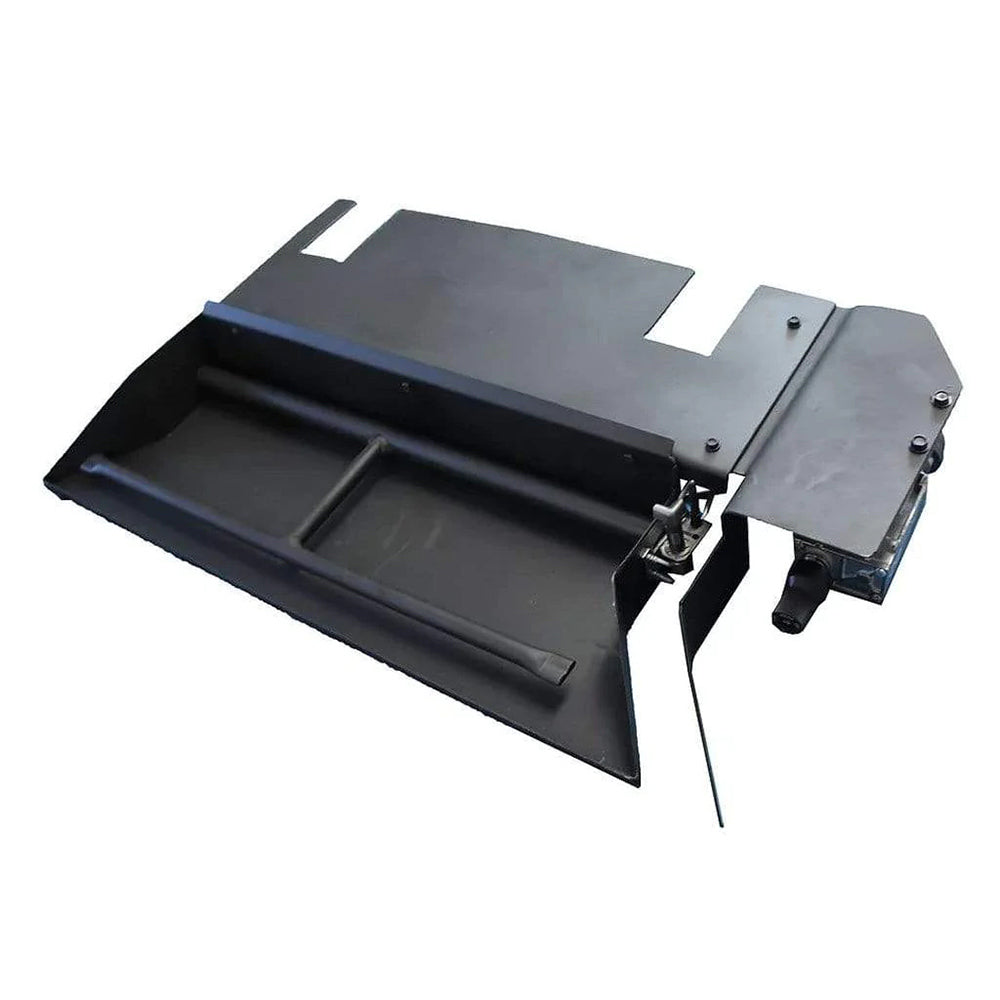 Vented hidden burner kit with electronic ignition control module