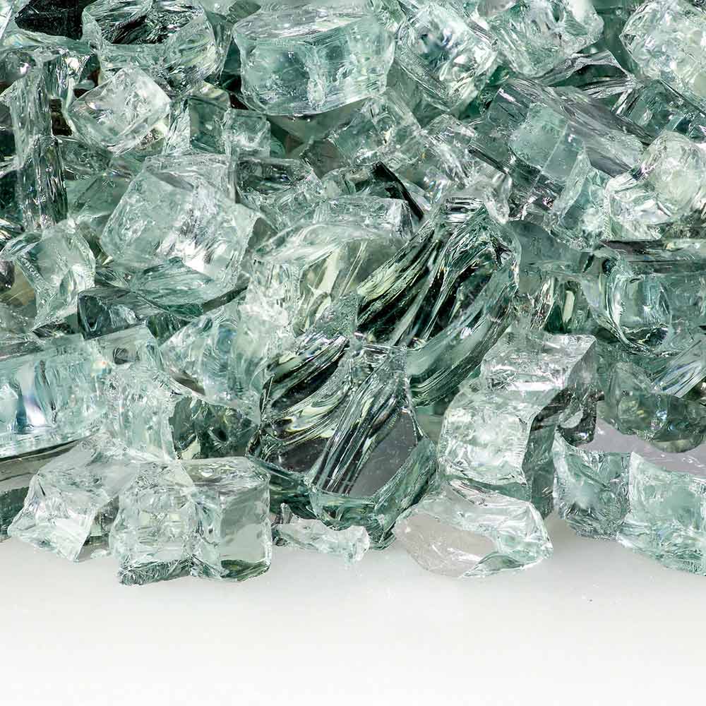 Hargrove 1/2-Inch Platinum Reflective Fire Glass, 10-Pounds