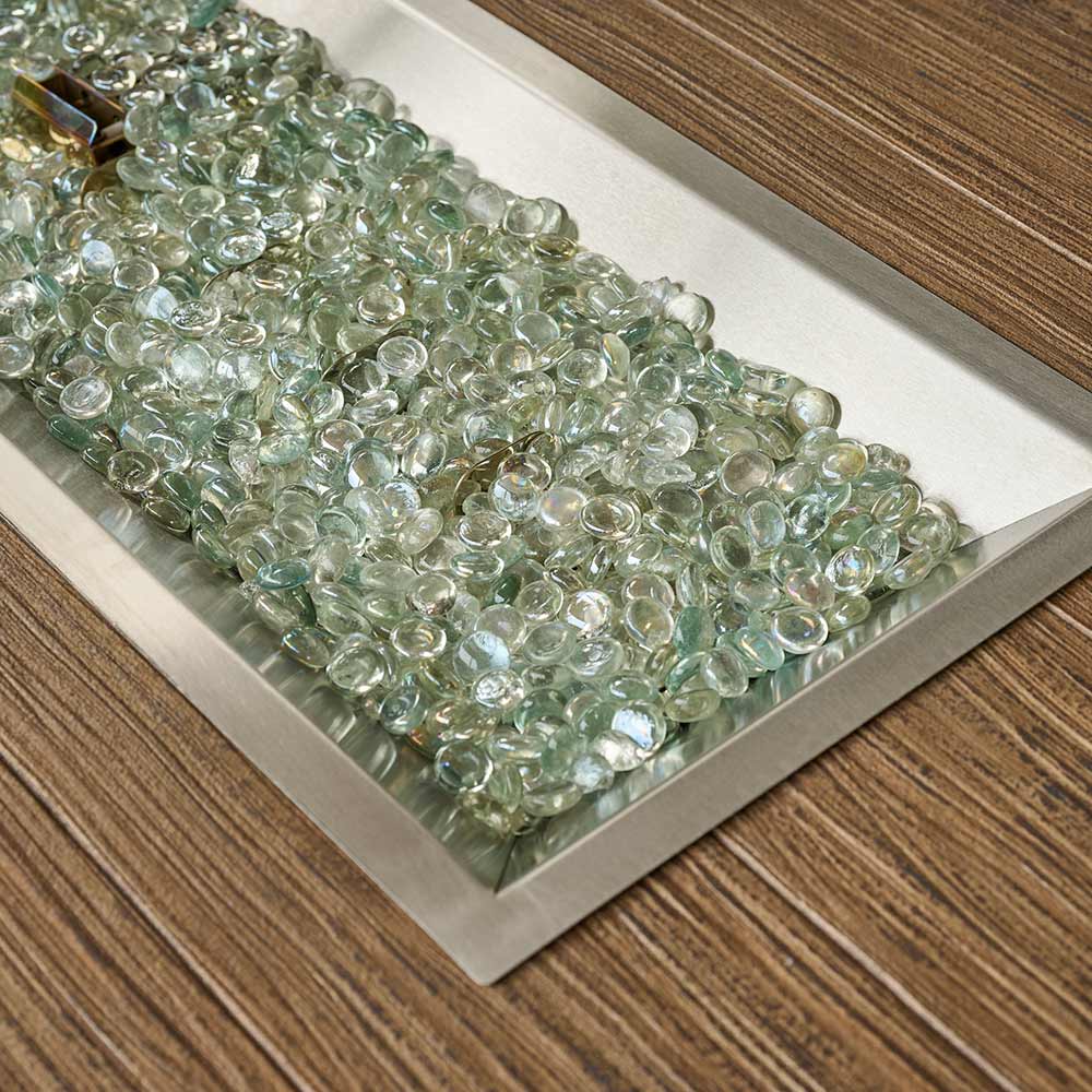 The Outdoor GreatRoom Company Havenwood Linear Gas Fire Table, 62-Inches