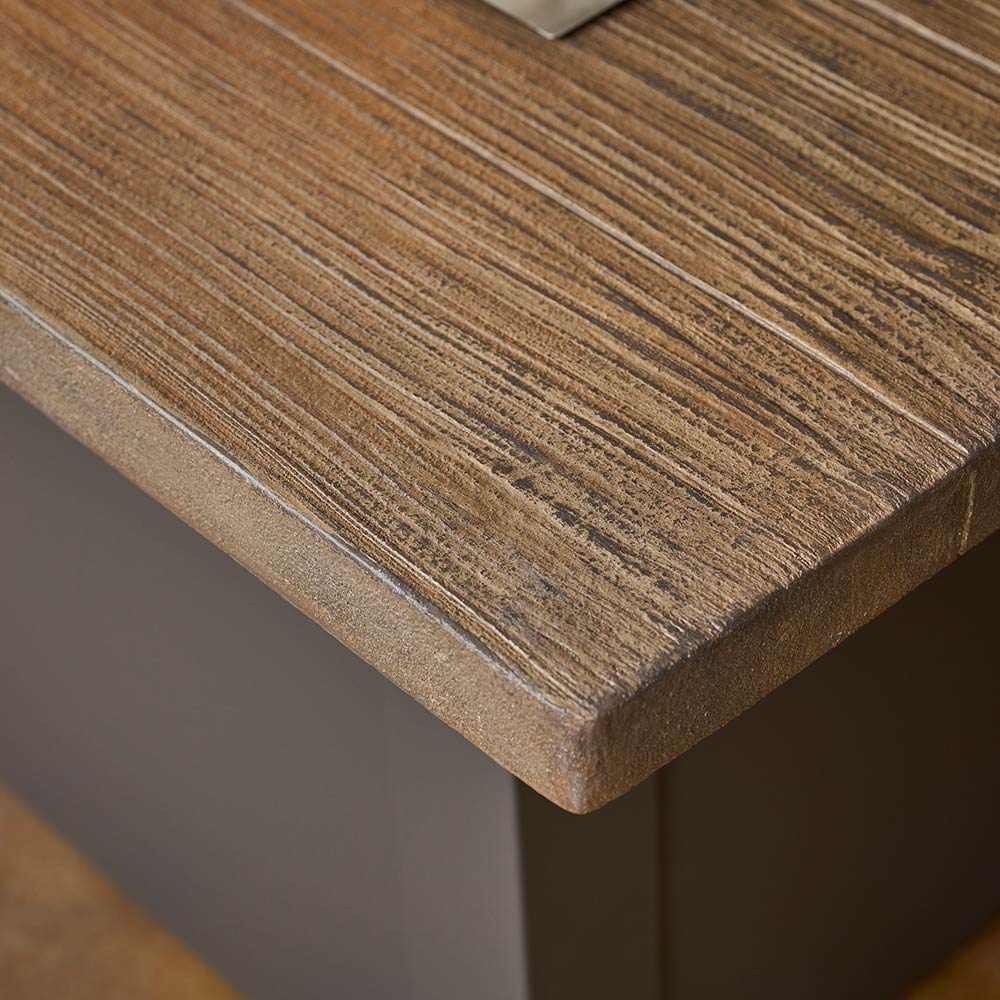 The Outdoor GreatRoom Company Havenwood Linear Gas Fire Table, 62-Inches