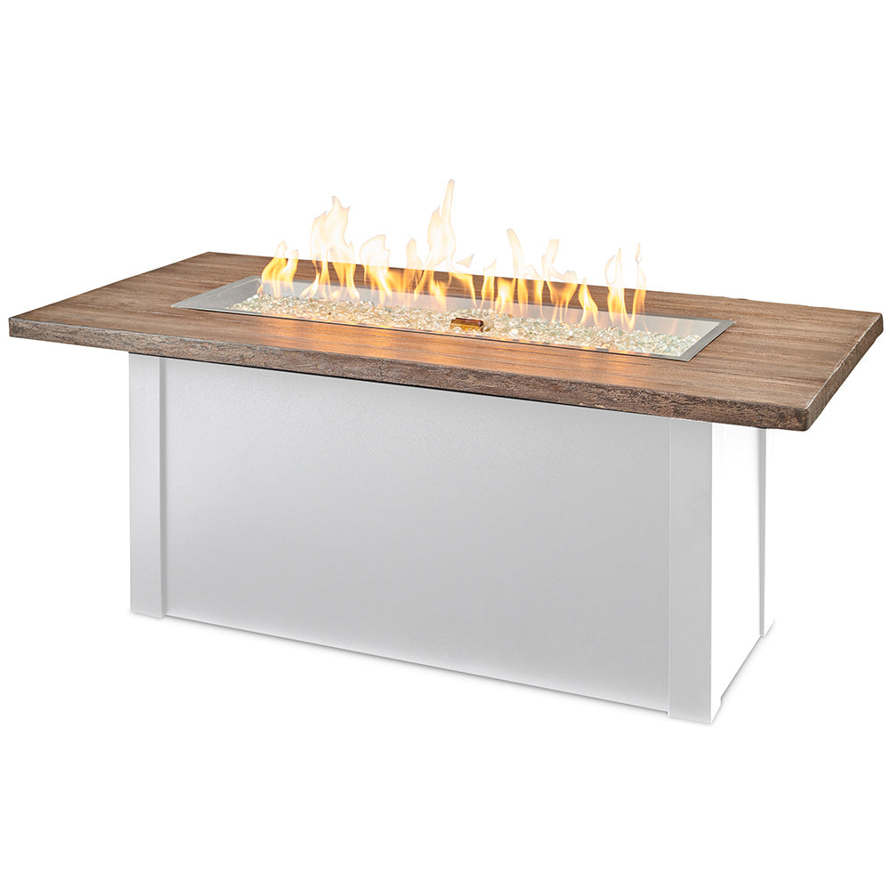 The Outdoor GreatRoom Company Havenwood Linear Gas Fire Table, 62-Inches