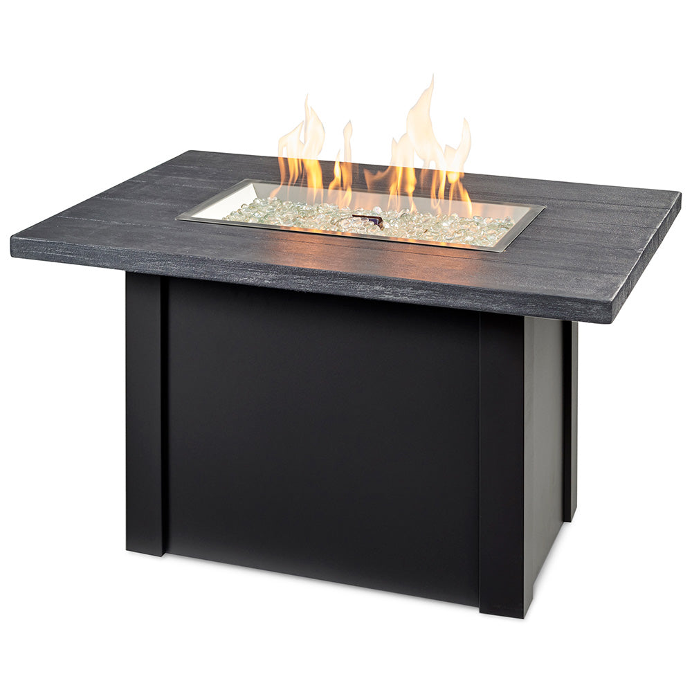 The Outdoor GreatRoom Company Havenwood Linear Gas Fire Table, 44-Inches