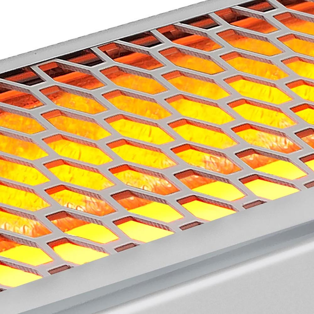 HEATSTRIP Intense 240V Outdoor Electric Patio Heater with Remote and App, White