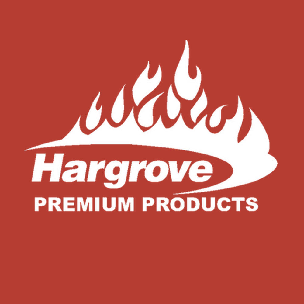 Hargrove Premium Products logo with flame graphic