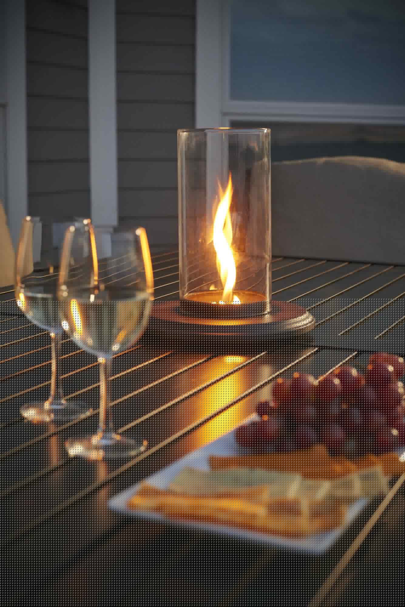 The Outdoor GreatRoom Company Intrigue Gas Table Top Fire Pit