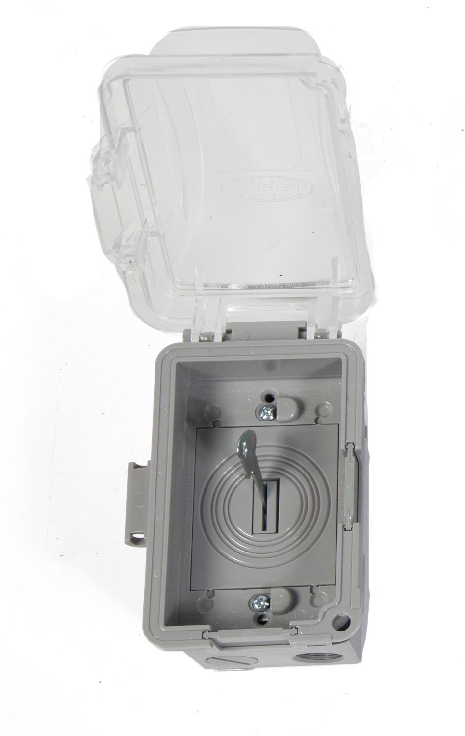 Fire by Design Keyed Switch with Exterior Grade Single Gang Box and Bubble Cover