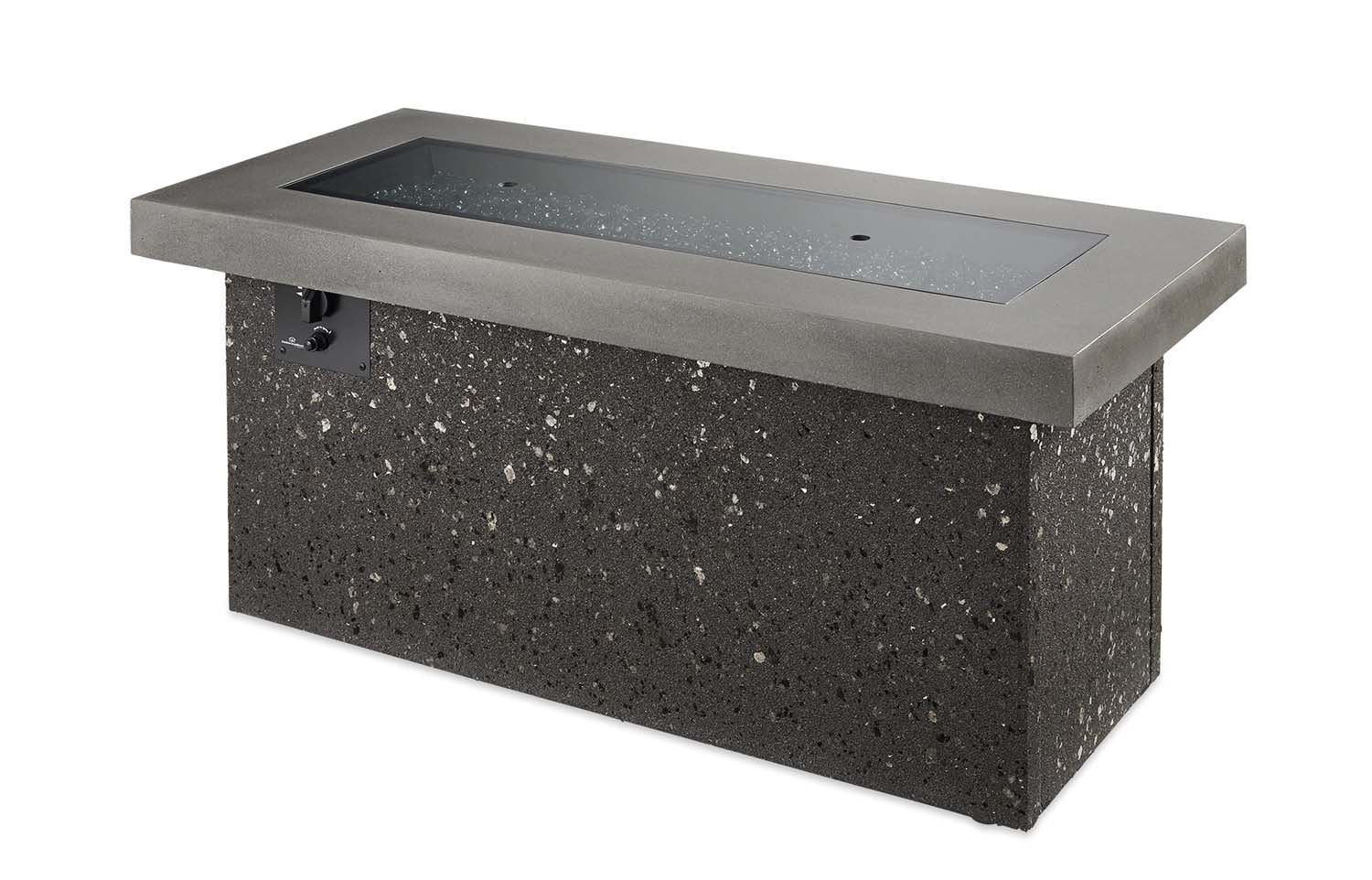 The Outdoor GreatRoom Company KL-SC Key Largo Fire Pit, Supercast, 25.5x54-Inches