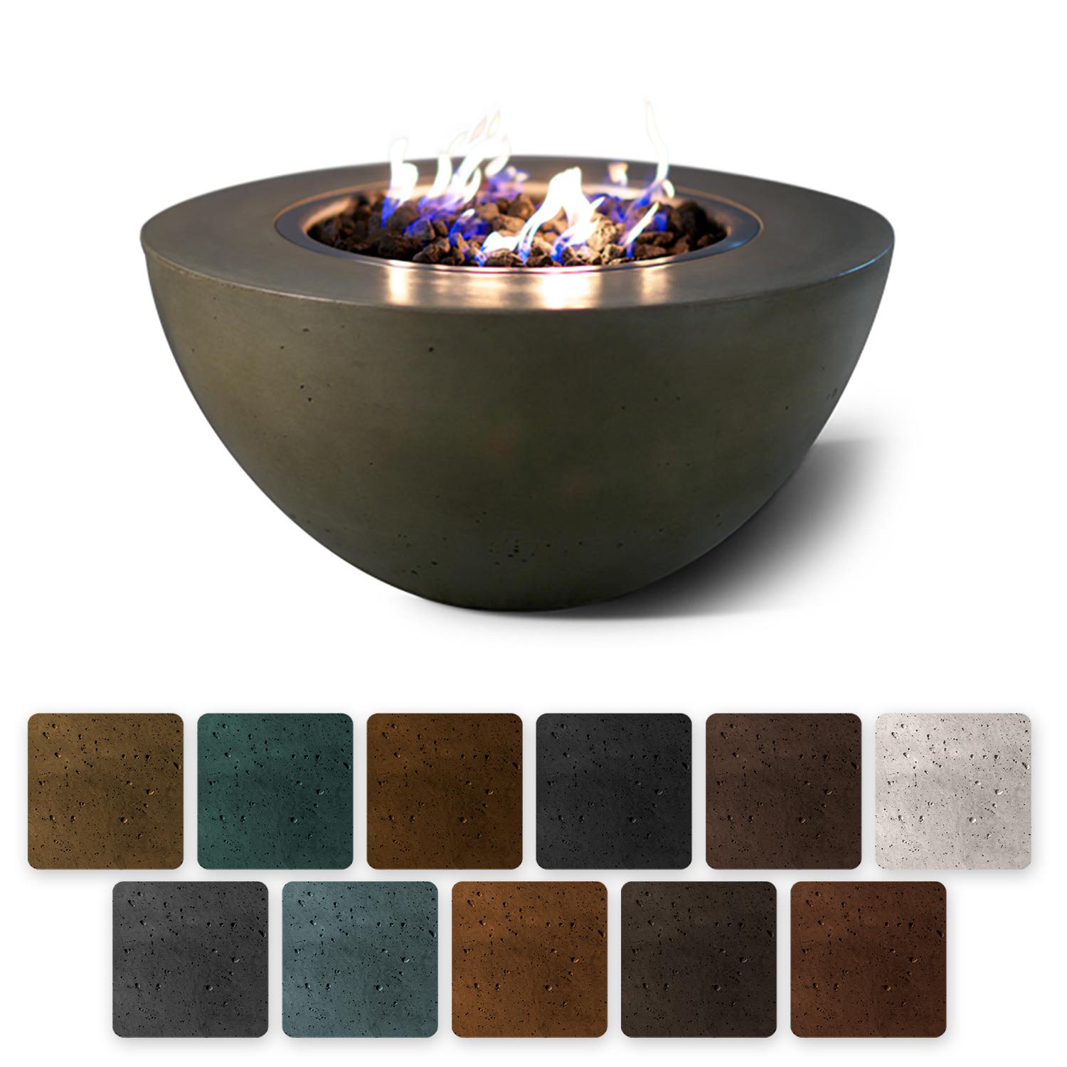 Slick Rock KOF34 Oasis Series 34-Inch Round Fire Pit